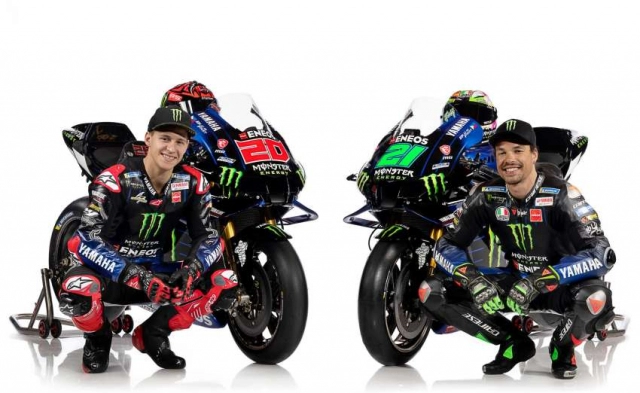 Monster energy yamaha motogp 2022 ra mắt màu sắc mới