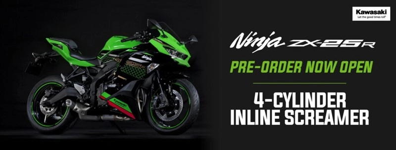 Ninja zx-25r đếm ngược ngày ra mắt ở indonesia