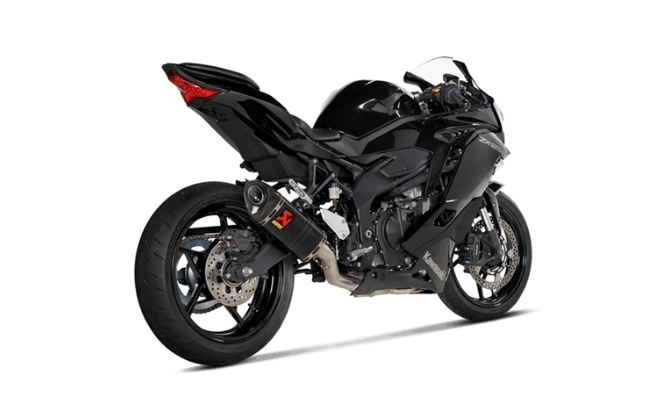 Ninja zx-25r được bổ sung ống xả akrapovic racing line tăng 25 ngựa