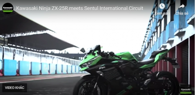 Ninja zx-25r lộ diện teaser với tốc độ ngoài 170 km h
