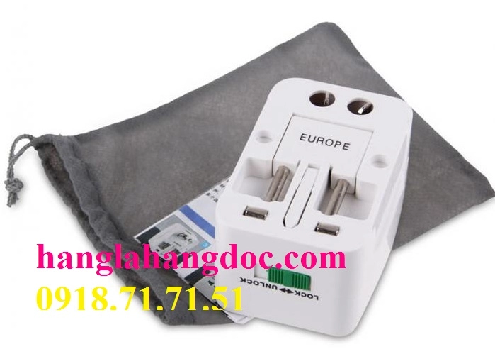 Ổ cắm đa năng du lịch có cổng usb travel adapter giá rẻ