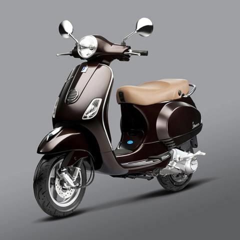  piaggio việt nam ra mắt vespa lx nâu 