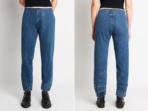  quần jeans lộn ngược của mỹ gây xôn xao 