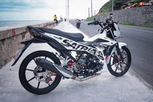 Satria 150 toát lên sức hút khó cưỡng sau màn dao kéo hoành tráng