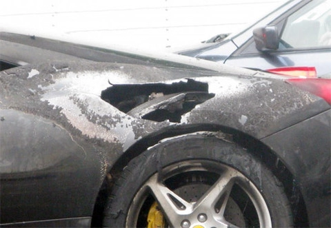  siêu xe ferrari 458 italia bốc cháy ở paris 