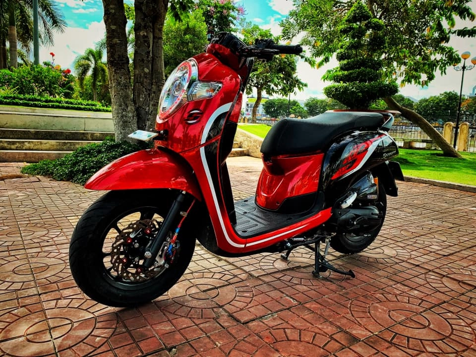 soi honda scoopy 110 biến hình đầy phong cách