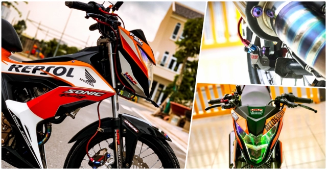 Sonic repsol xuống bánh căm quá xá đỉnh