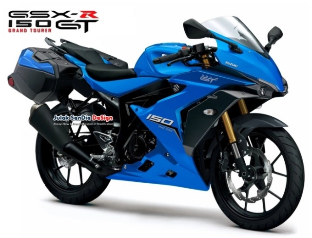 Suzuki gsx-r150 2022 bất ngờ lộ bảng thiết kế cực kì ấn tượng và đẹp mắt