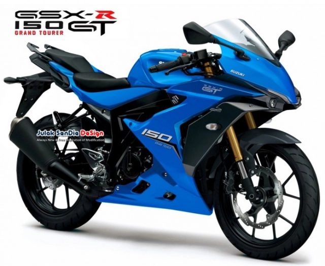 Suzuki gsx-r150 2022 bất ngờ lộ bảng thiết kế cực kì ấn tượng và đẹp mắt