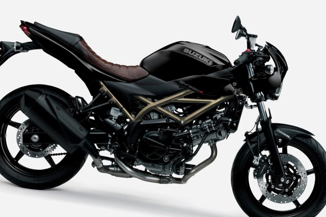 Suzuki sv650x 2022 mang kiểu dáng cafe racer chuẩn bị ra mắt