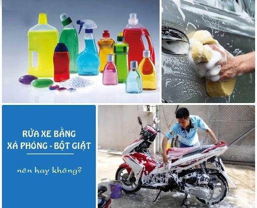 Tận dụng bột giặt nước rửa chén để rửa xe - sai lầm tai hại