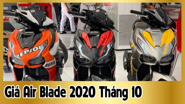 Tham khảo giá xe air blde 2020 đầu tháng 10 tại đại lý honda