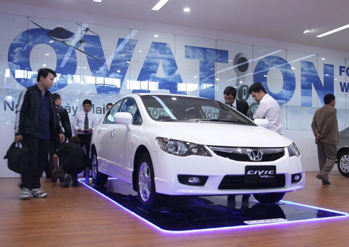  thời trang honda civic wise tại việt nam motorshow 