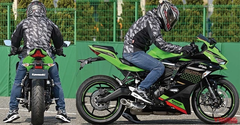 Vị trí ngồi thực tế của ninja zx-25r so với vóc dáng của người châu á