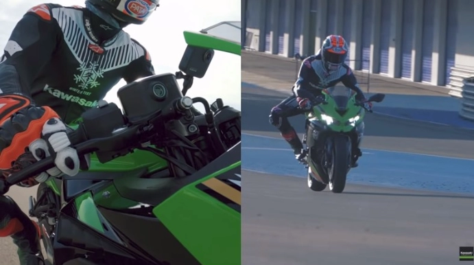 video jonathan rea thử nghiệm ninja zx-25r tại đường đua jerez