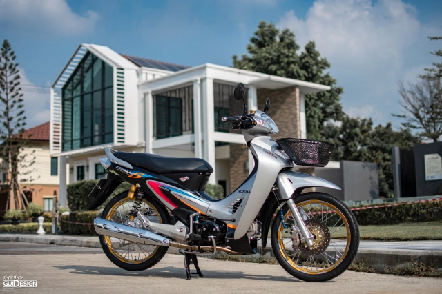 Wave 125 với phong cách phối màu đẹp ngất ngay