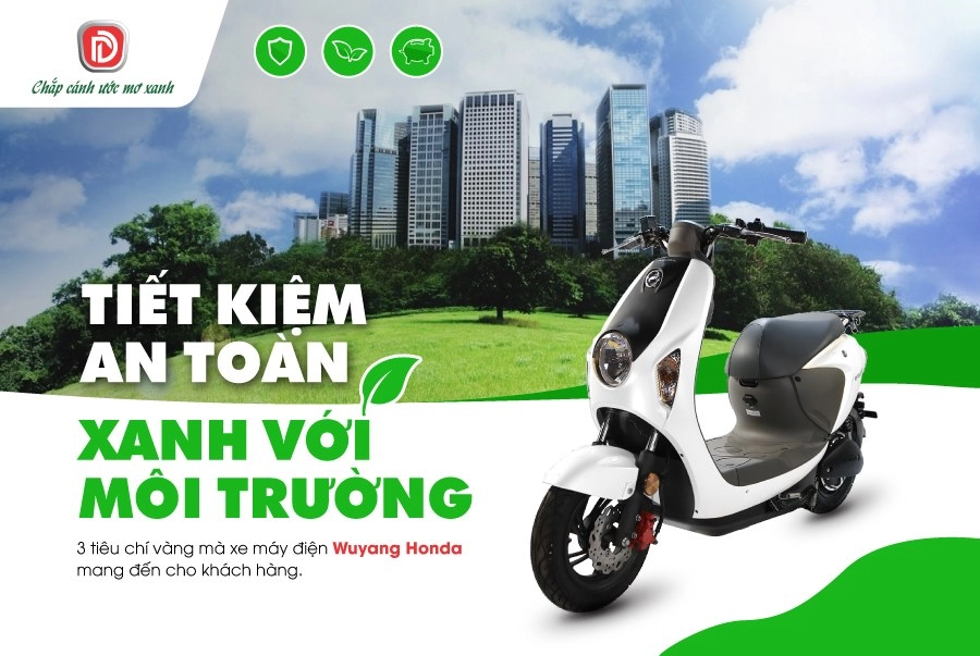 Xe điện honda tiết kiệm - an toàn - bảo vệ môi trường