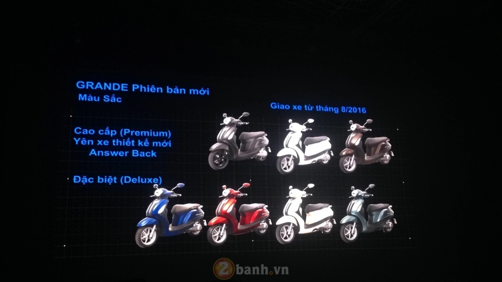 Yamaha giới thiệu grande phiên bản premium mới có hệ thống định vị