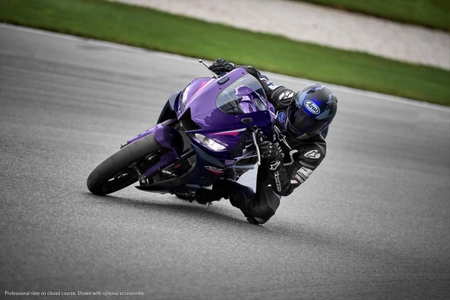 Yamaha r3 2023 ra mắt màu mới - phantom purple dream