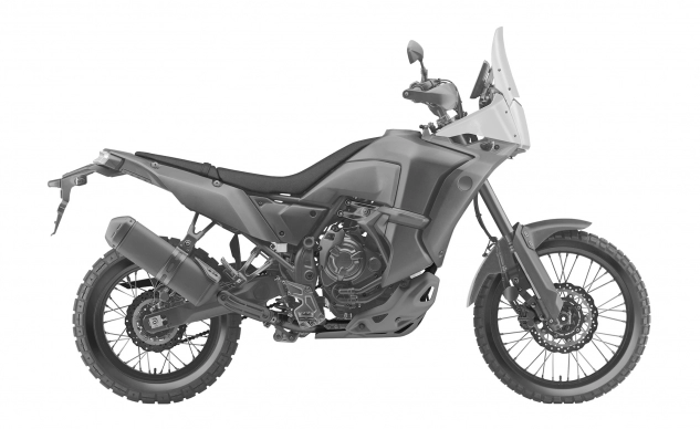 Yamaha tenere 700 raid lộ diện bảng thiết kế mới tập trung vào khả năng off-road tốt hơn