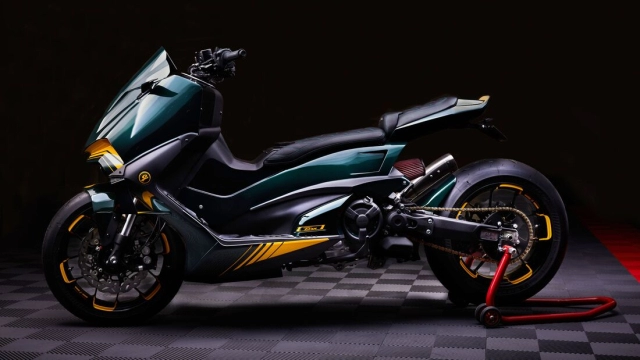 Yamaha tmax 560 độ không ai nhận ra mang tên vị thần titan