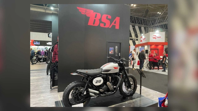 Bsa scrambler concept ra mắt tại motorcycle live show 2022