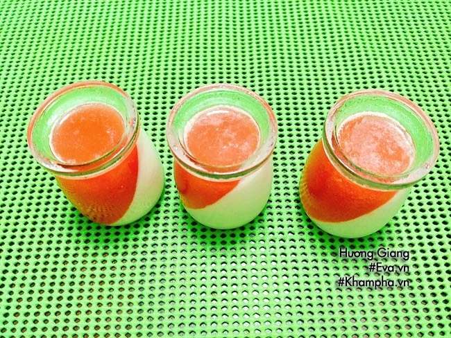 Cách làm panna cotta sữa dưa hấu chuẩn vị cực ngon