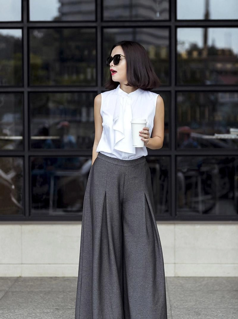 Cao như hồ ngọc hà hoa hậu thùy dung cũng không tránh khỏi xấu vì quần culottes