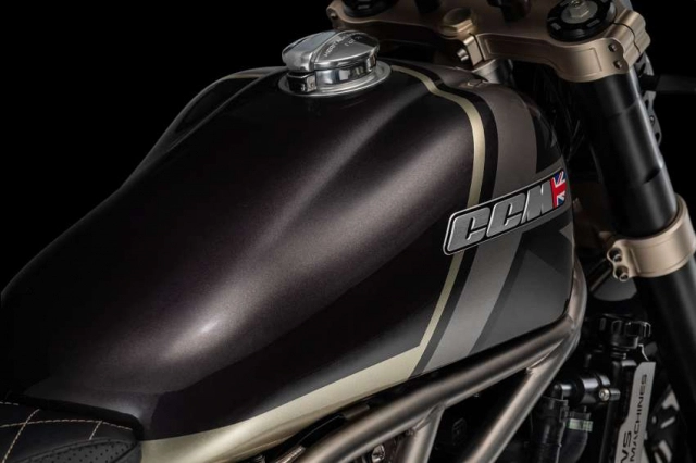 Ccm motorcycles tiết lộ phiên bản giới hạn heritage 71 sử dụng khung titanium