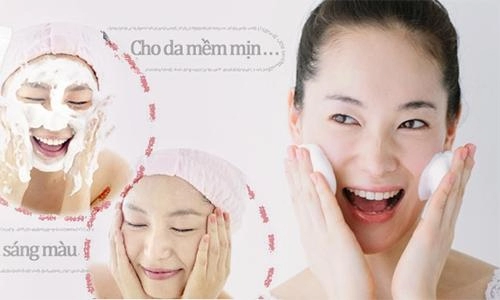 Chăm sóc da mặt đúng cách tại nhà giúp da sạch mụn mịn màng