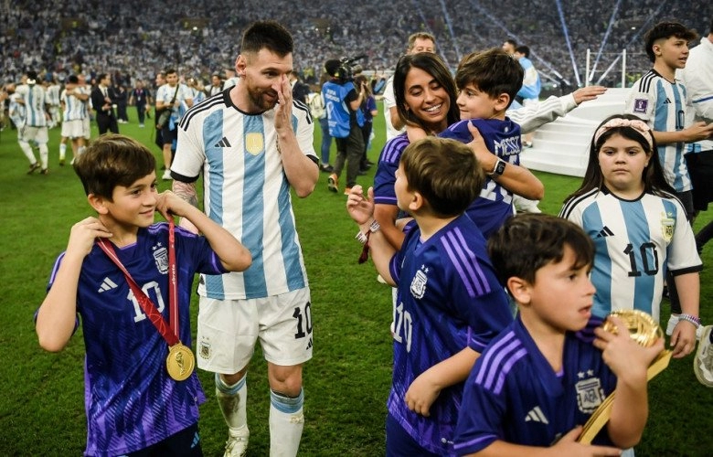 Con trai messi chiếm sóng sau chung kết world cup 2022 vì loạt biểu cảm tấu hề đến từ đội trưởng đội anti-messi