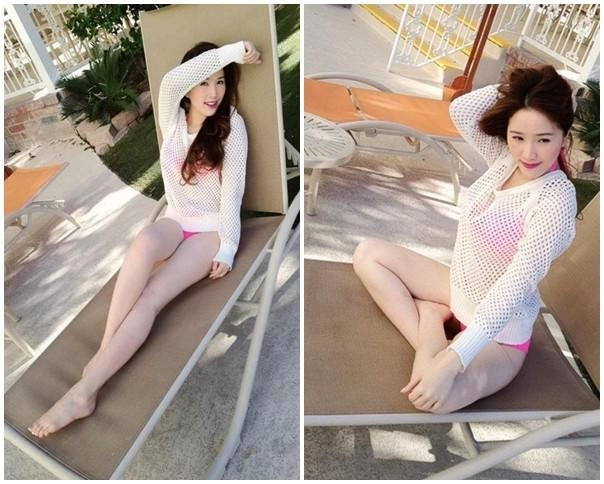 Cùng diện áo lưới với bikini minh hằng trẻ trung hồ ngọc hà bị nhận xét như cá mắc lưới