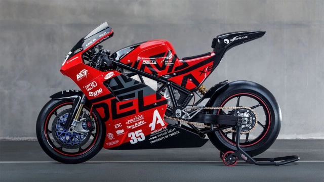 Delta xe - dự án mô tô điện của sinh viên chuẩn bị phá kỷ lục tại motogp