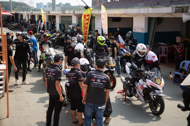 Did vrc 2022 chặng 2 giải đua xe mô tô pkl chuẩn bị diễn ra tại đại nam