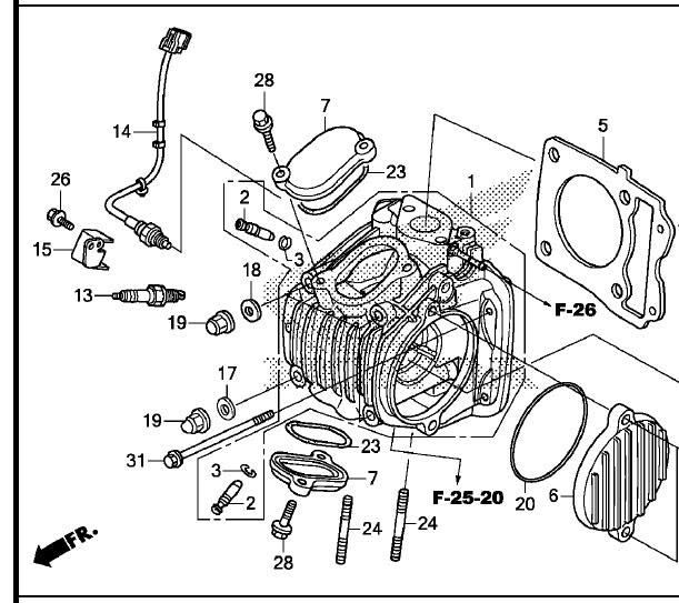 Đừng lo lắng khi phát hiện đầu bò xe số honda rỉ nhớt