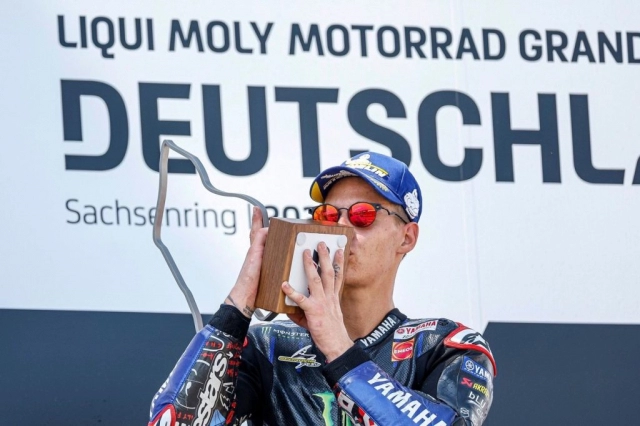 Fabio quartararo giành chiến thắng xuất sắc ở sachsen ring dẫn đầu bảng xếp hạng motogp