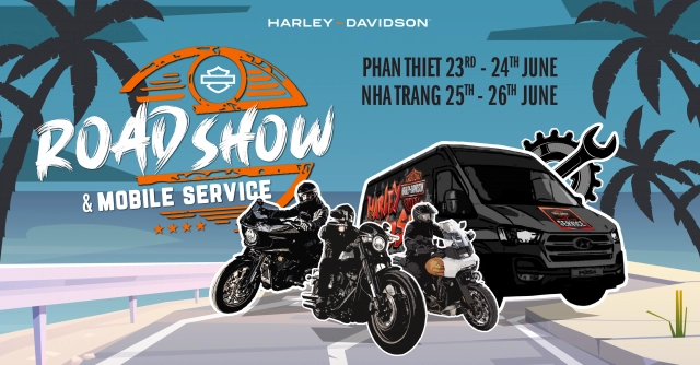 Harley-davidson mang 4 mẫu xe mới vừa ra mắt đến phan thiết nha trang để mọi người lái thử