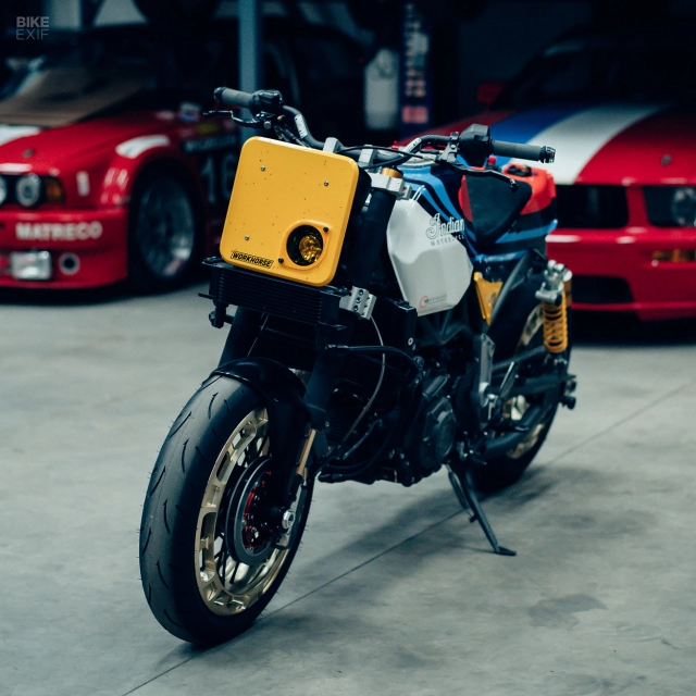 Indian ftr 1200 độ lấy cảm hứng từ superbike của workhorse