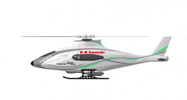 Kawasaki k-racer máy bay không người lái trang bị động cơ ninja h2r