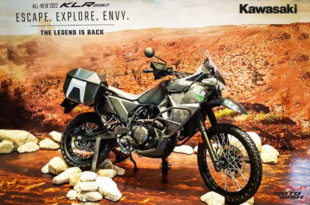 Kawasaki klr650 adventure chính thức trình làng