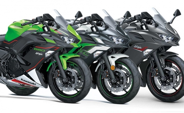 Kawasaki ninja 650 2022 tiết lộ màu sắc mới