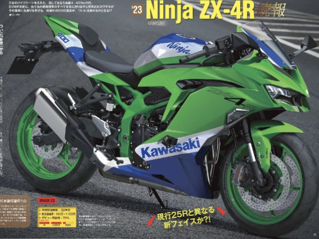 Kawasaki ninja zx-4r 4 xi-lanh thẳng hàng tiếp tục lộ ảnh render mới nhất