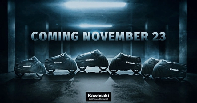 Kawasaki tung ra mắt 6 mẫu xe mới vào ngày 2311