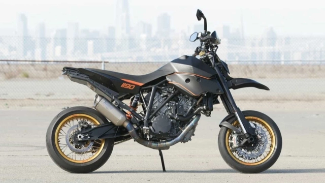 Ktm 1190 adventure r độ phong cách supermoto