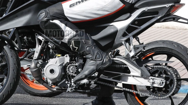 Ktm duke 125 thế hệ mới được phát hiện khi đang thử nghiệm