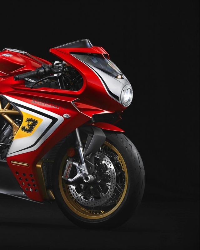 Mv agusta superveloce testalarga - phiên bản đặc biệt duy nhất trên thế giới