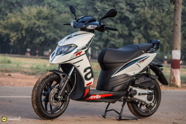 Nhìn ngắm aprilia sr160 2022 - xe tay ga lai cào cào giá chỉ hơn 30 triệu