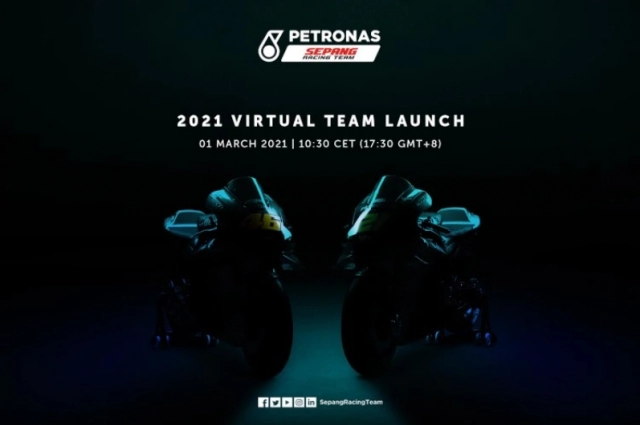 Petronas srt ra mắt teaser giới thiệu đội hình valentino rossi và franco morbidelli