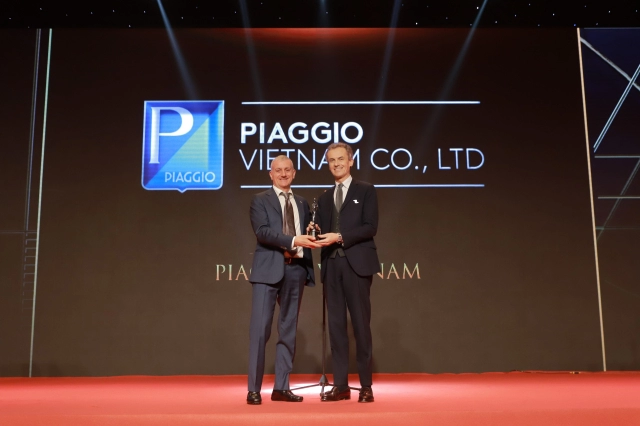 Piaggio việt nam được vinh danh tại hai giải thưởng châu á