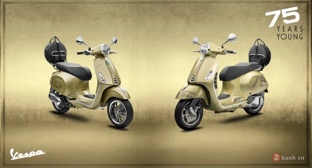 Ra mắt bộ đôi vespa phiên bản đặc biệt 75 năm tuổi trẻ